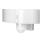 TOS DUO LED 2x20W podwójny naświetlacz ogrodowy z PIR, 2x1600lm, IP65, 4000K, PC, biała