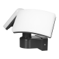 TOS DUO LED 2x20W podwójny naświetlacz ogrodowy, 2x1600lm, IP65, 4000K, PC, czarna
