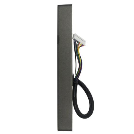 Panel zewnętrzny jednorodzinny szary z szyfratorem i czytnikiem kart VO-812IDSP