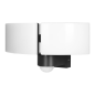 TOS DUO LED 2x20W podwójny naświetlacz ogrodowy z PIR, 2x1600lm, IP65, 4000K, PC, czarna