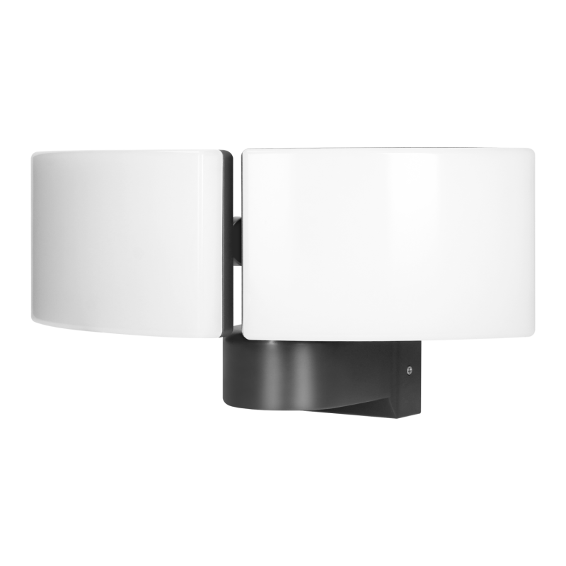 TOS DUO LED 2x20W podwójny naświetlacz ogrodowy, 2x1600lm, IP65, 4000K, PC, szary TOS DUO LED 2x20W podwójny naświetlacz ogrodowy, 2x1600lm, IP65, 4000K, PC, szary