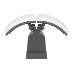 TOS DUO LED 2x20W podwójny naświetlacz ogrodowy, 2x1600lm, IP65, 4000K, PC, szary