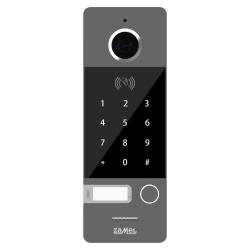 Panel zewnętrzny jednorodzinny szary z szyfratorem i czytnikiem kart VO-812IDSP Zamel