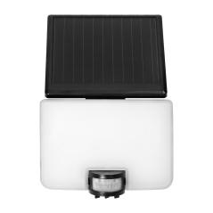 SOLIS LED 10W, naświetlacz solarny z czujnikiem ruchu PIR, 1200lm, IP54, 4000K, 3000 mAh, czarna