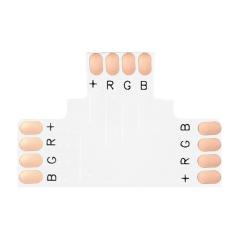 Złączka LED RGB 10mm trójnik "T"