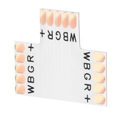 Złączka LED RGBW 12mm trójnik "T"
