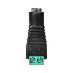 Gniazdo DC 5.5/2.1 ze złączem do szybkiego montażu taśm LED mono