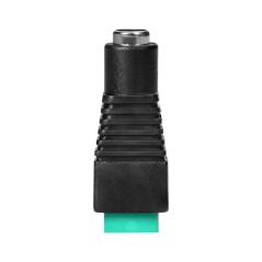 Gniazdo DC 5.5/2.1 ze złączem do szybkiego montażu taśm LED mono