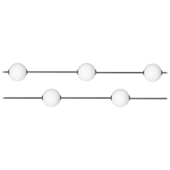 Girlanda oświetleniowa, 15 x 1W, 15 x 60lm, 2500K, 10,5m