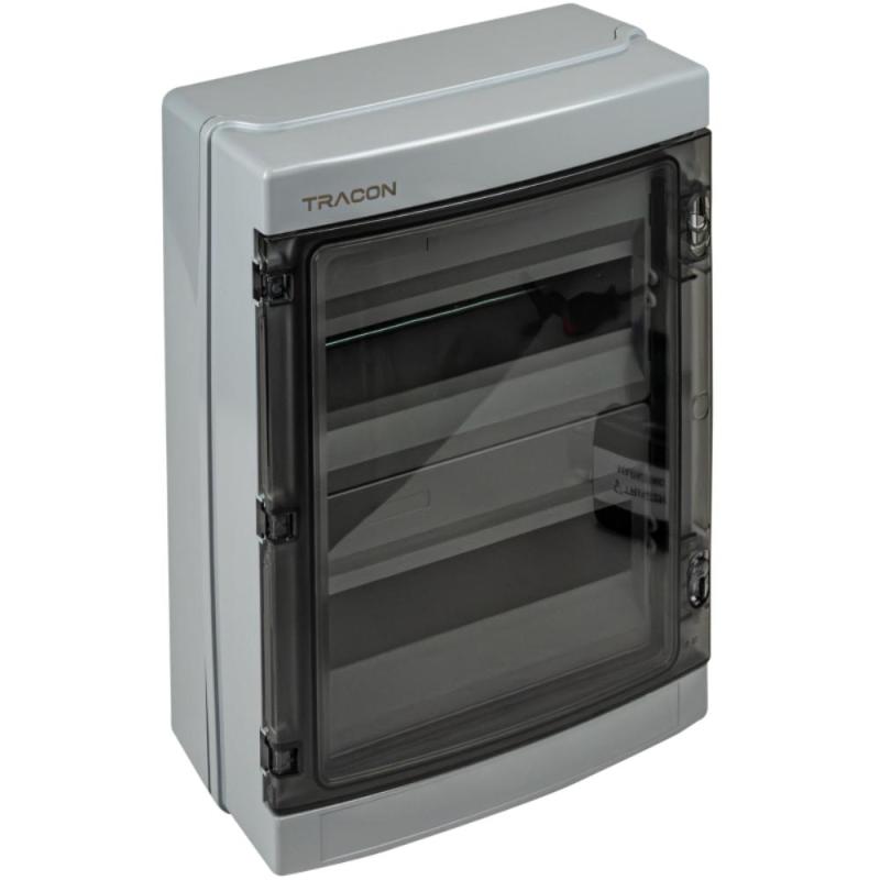 Rozdzielnica natynkowa 2x12 (N/PE) IP65 1000V AC / 1500V DC Tracon