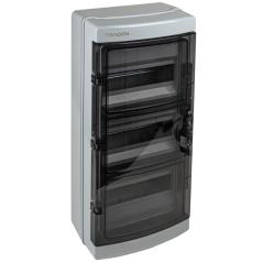 Rozdzielnica natynkowa 3x12 (N/PE) IP65 1000V AC / 1500V DC Tracon