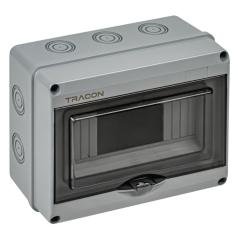 Rozdzielnica natynkowa 1x8 (N/PE) IP65 1000V AC / 1500V DC Tracon