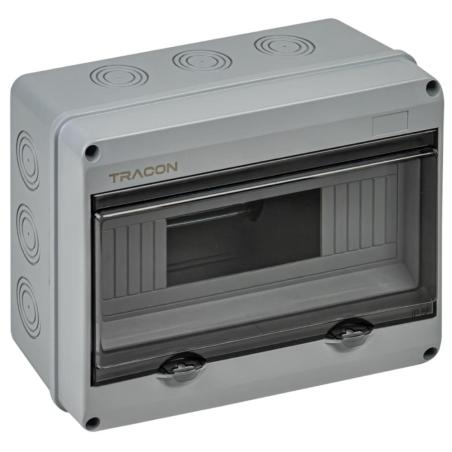 Rozdzielnica natynkowa 1x12 (N/PE) IP65 1000V AC / 1500V DC Tracon