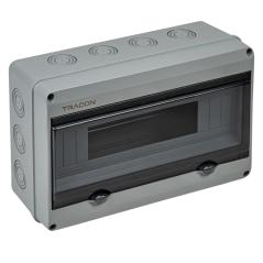 Rozdzielnica natynkowa 1x15 (N/PE) IP65 1000V AC / 1500V DC Tracon