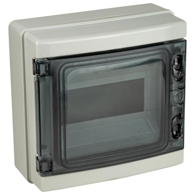 Rozdzielnica natynkowa 1x8 (N/PE) IP65 660V AC / 1000VDC Tracon