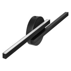 TEKANO LED 14W, lampa nad lustro, 1540lm, 4000K, IP44, dł. 55cm, aluminium, czarna