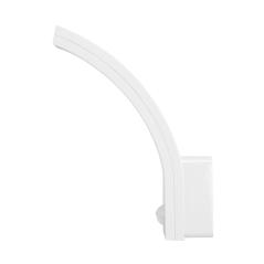 PIRYT LED 10W, oprawa ogrodowa z czujnikiem ruchu 140st, 850lm, IP54, 4000K, biała