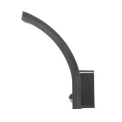 PIRYT LED 10W, oprawa ogrodowa z czujnikiem ruchu 140st, 850lm, IP54, 4000K, szara