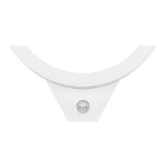 SPINEL LED 10W, oprawa ogrodowa z czujnikiem ruchu 140st, 800lm, IP54, 4000K, IK10, biała