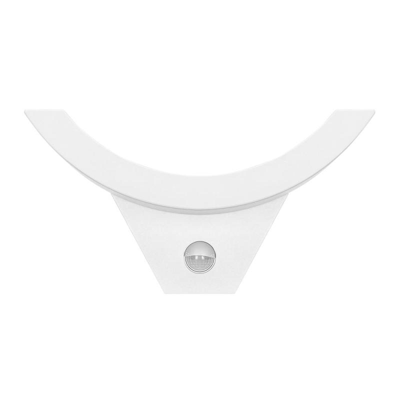 SPINEL LED 10W, oprawa ogrodowa z czujnikiem ruchu 140st, 800lm, IP54, 4000K, IK10, biała