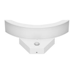 SPINEL LED 10W, oprawa ogrodowa z czujnikiem ruchu 140st, 800lm, IP54, 4000K, IK10, biała