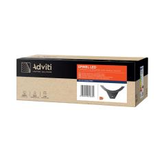 SPINEL LED 10W, oprawa ogrodowa z czujnikiem ruchu 140st, 800lm, IP54, 4000K, IK10, szara