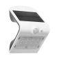 SILOE LED 1,5W, lampa solarna z czujnikiem ruchu 120st, 190lm, IP65, 4000K, 1200mAh, podwójne źródło światła, biała