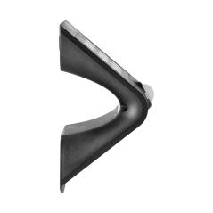 SILOE LED 1,5W, lampa solarna z czujnikiem ruchu 120st, 190lm, IP65, 4000K, 1200mAh, podwójne źródło światła, czarna