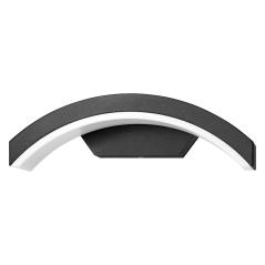 PILEA LED 9W, lampa ogrodowa, 700lm, IP54, 4000K, czarna