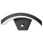 PILEA LED 9W, lampa ogrodowa z czujnikiem PIR, 700lm, IP54, 4000K, czarna