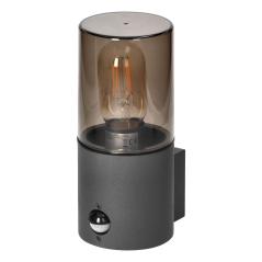 SALVIA oprawa ogrodowa z czujnikiem PIR, E27, max. 15W, IP54, szara