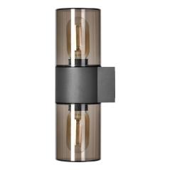 SALVIA oprawa ogrodowa, 2xE27, max. 2x15W, IP54, szara