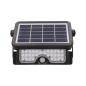 LUX LED 5W, naświetlacz solarny z czujnikiem ruchu 500lm, IP65, 4000K, 2x1500mAh, czarna
