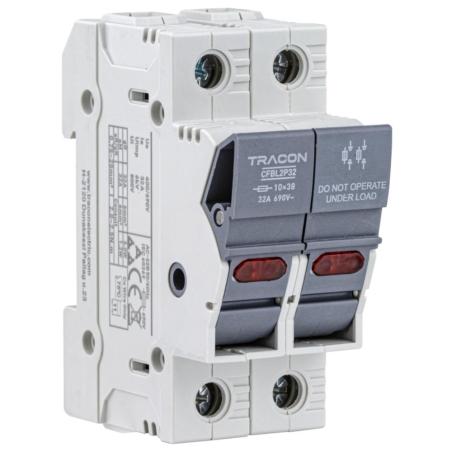 Modułowa podstawa bezpieczników cylindrycznych 50A 2P 14x51 CFBL2P50