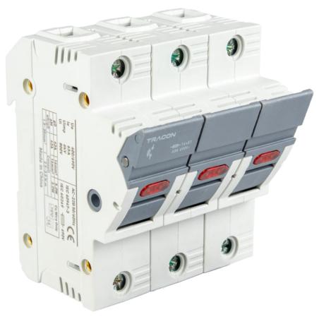 Modułowa podstawa bezpieczników cylindrycznych 50A 3P 14x51 CFBL3P50