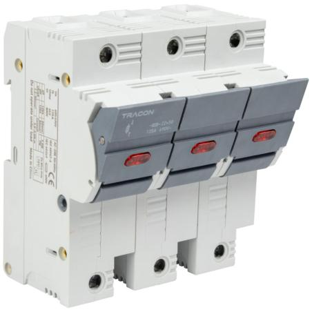 Modułowa podstawa bezpieczników cylindrycznych 100A 3P 22x58 CFBL3P100