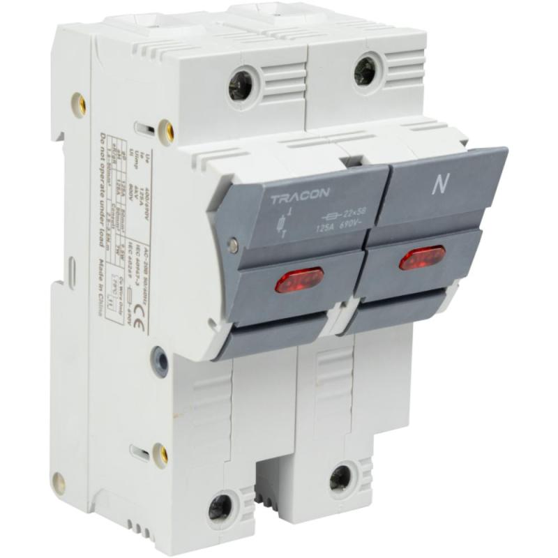 Modułowa podstawa bezpieczników cylindrycznych 100A 1P+N 22x58 CFBL1P+N100