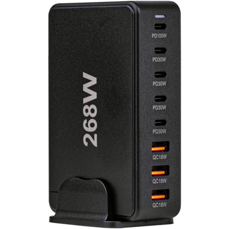 Stacja dokująca USB 268W czarna Tracon