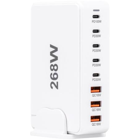 Stacja dokująca USB 268W biała Tracon