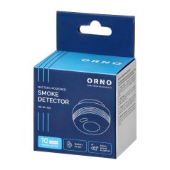 Bateryjny czujnik dymu, bateria 9V, żywotność 10 lat