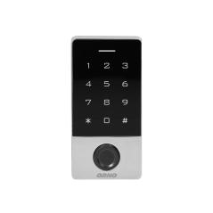 Zamek szyfrowy dotykowy z czytnikiem kart oraz linii papilarnych, przycisk dzwonka, IP68