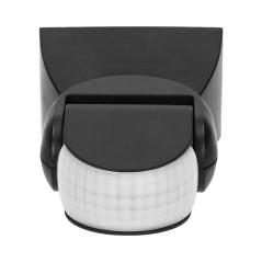 Czujnik ruchu 180st., regulacja pionowa i pozioma, IP65, 1200W, czarny OR-CR-236/B