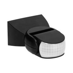Czujnik ruchu 180st., regulacja pionowa i pozioma, IP65, 1200W, czarny OR-CR-236/B