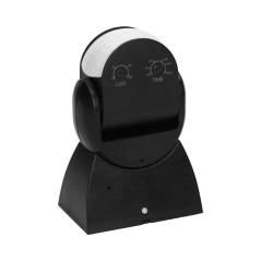 Czujnik ruchu 180st., regulacja pionowa i pozioma, IP65, 1200W, czarny OR-CR-236/B