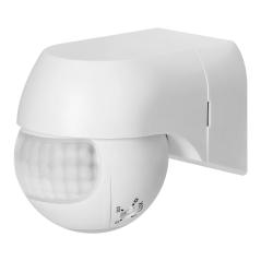 Czujnik ruchu 180° IP44, 800W, max 15m, mini, biały OR-CR-286/W