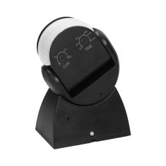 Czujnik ruchu 180st., regulacja pionowa i pozioma, IP65, 1200W, czarny OR-CR-236/B