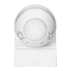 Czujnik ruchu 180° IP44, 800W, max 15m, mini, biały OR-CR-286/W