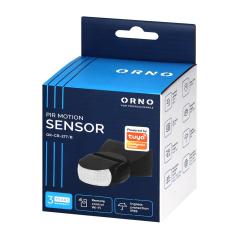 Czujnik ruchu 360°/180° 2 sensory, IP65, 1200W, czarny, TUYA Smart Wi-Fi OR-CR-277/B