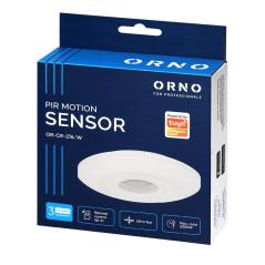 Czujnik ruchu 360°, IP20, 2000W, ultra płaski - 2,5cm, mini, TUYA Smart Wi-Fi OR-CR-276/W