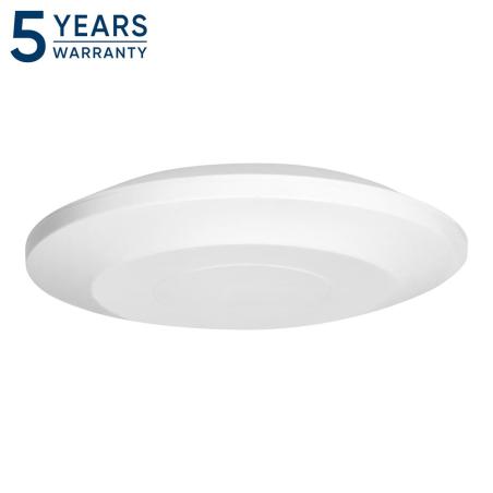 Ultrasoniczny czujnik ruchu i obecności, 360°, IP20, 2000W, ultra płaski - 2,5cm OR-CR-298/W